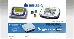 Desktop Screenshot of benzing.co.za